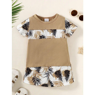 1 - 3 Years Baby Boy Clothes Set Short Sleeves Top+Shorts 2PCS Summer Daily Casual Outfit Toddler Boy Beach Style Clothing - MAGUSTA BEAUTY