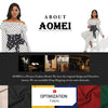 AOMEI Women Party Dress Off Shoulder One Sleeve Tiered Ruffle Slit Long Burgundy Lace Christmas Birthday Elegant Prom Event Gown