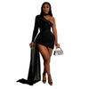 K10333 Fall New Short Dresses Women Party Evening Sexy Strapless Fur Wedding Dresses for Women