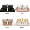 Fashion Women Chain Crossbody Bag Leisure Splice Small Square Shoulder Bag Luxury Design Messenger Bag Travel Purse and Handbag