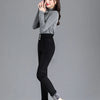 Thermal Winter Thick Fleece High-waist Warm Skinny Jeans Thick Women Stretch Button Pencil Pants Mom Casual Velvet Jeans