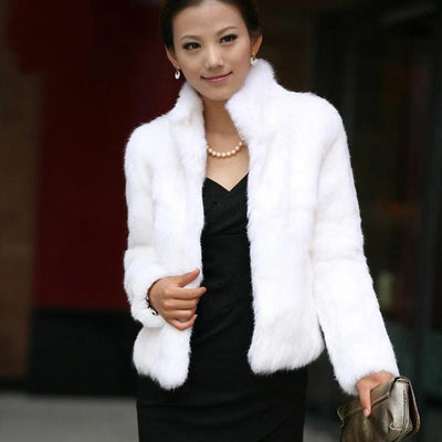 High Quality Faux Fur Coat Women's Fashion Warm Outerwear Autumn Winter Short Imitation Fur Coat Jacket 4XL Overcoat Clearance - MAGUSTA BEAUTY