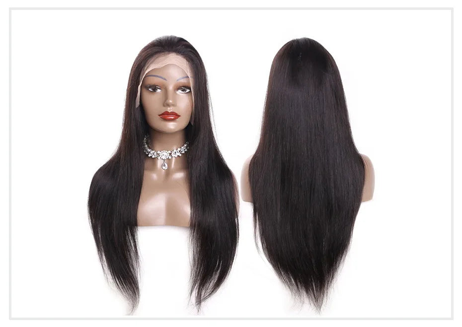 30 Inches Brazilian Bone Straight Human Hair 5x5 Closure Wig 13x4 13x6 Lace Front Human Hair Wig 360 Lace Frontal Wigs for Women