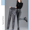 Thermal Winter Thick Fleece High-waist Warm Skinny Jeans Thick Women Stretch Button Pencil Pants Mom Casual Velvet Jeans