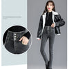 Thermal Winter Thick Fleece High-waist Warm Skinny Jeans Thick Women Stretch Button Pencil Pants Mom Casual Velvet Jeans