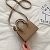 Yogodlns Vintage Mini Crossbody Bag Women PU Leather Small Messenger Bag Elegant Shoulder Bag Designer Handbag Casual Lady Purse
