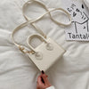Yogodlns Vintage Mini Crossbody Bag Women PU Leather Small Messenger Bag Elegant Shoulder Bag Designer Handbag Casual Lady Purse