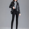 Thermal Winter Thick Fleece High-waist Warm Skinny Jeans Thick Women Stretch Button Pencil Pants Mom Casual Velvet Jeans