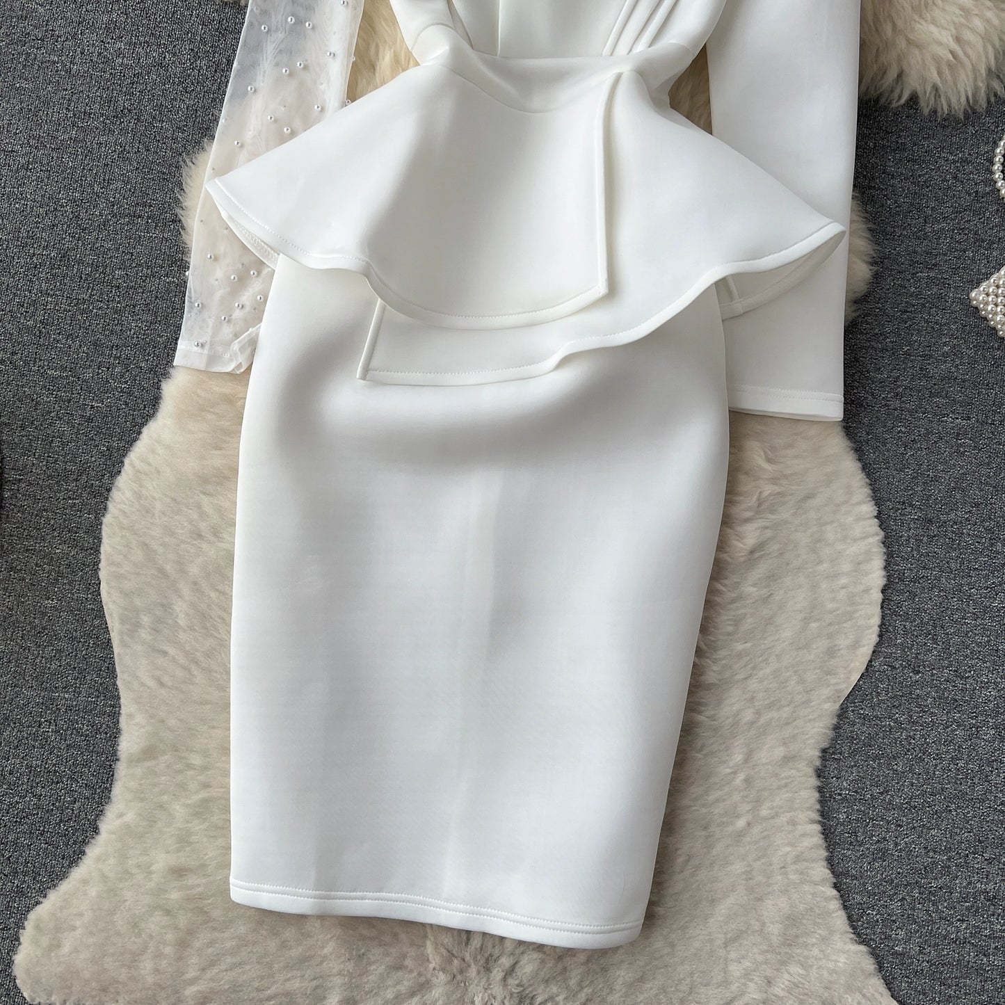 Design Retro Mesh Chic Fancy Dress