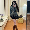Butterfly Stylish Tied Long Sleeves Top Denim Shirt