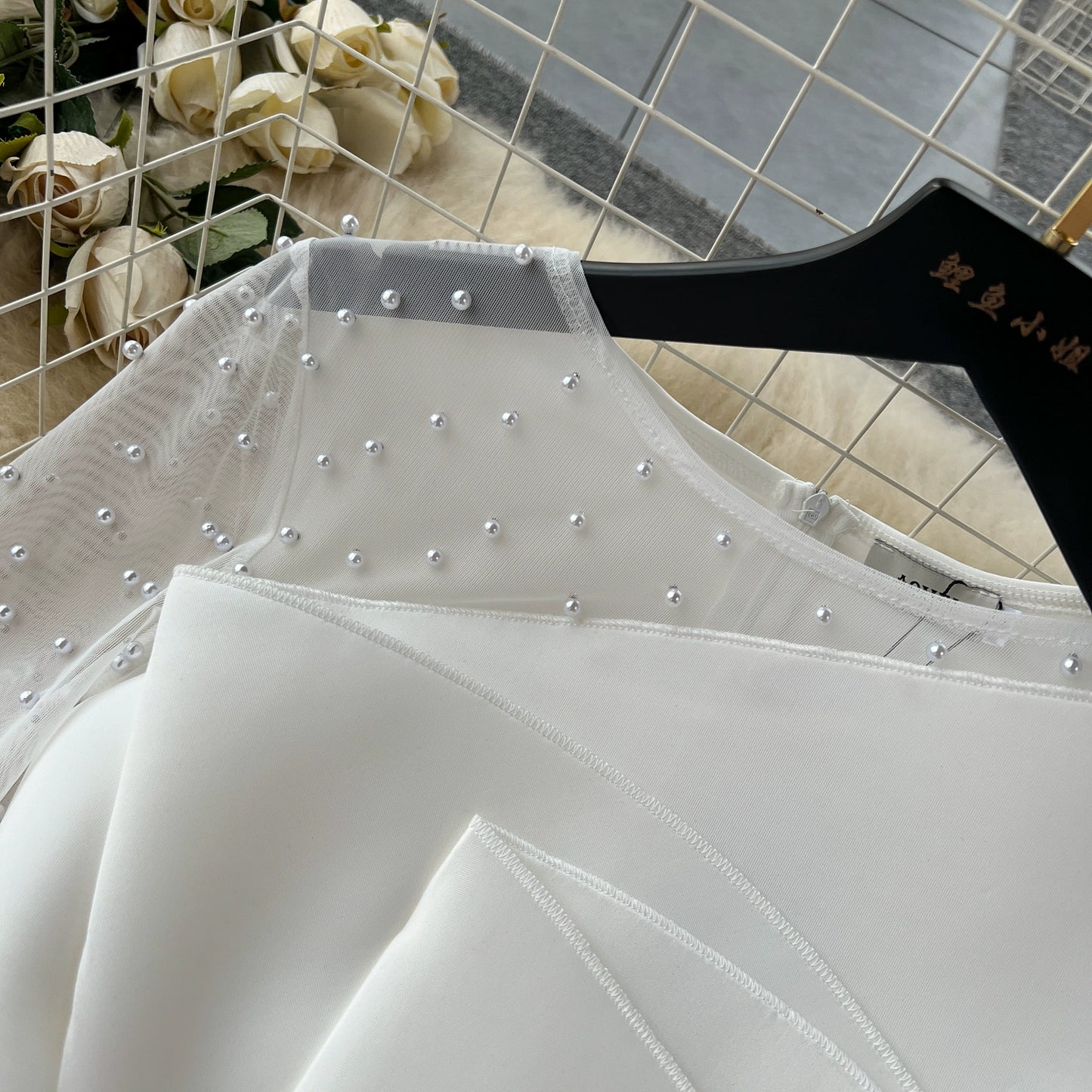 Design Retro Mesh Chic Fancy Dress