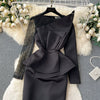 Design Retro Mesh Chic Fancy Dress