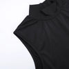 Instunning European and American Metal Butterfly Hollow-out Backless Dress Women Gyaru Style Slimming Split Long Skirt