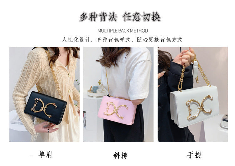 Fashion Trend Women's Crossbody Bag Armpit Classic PU Leather Women's Shoulder Bag Square Flip Small Square Bag
