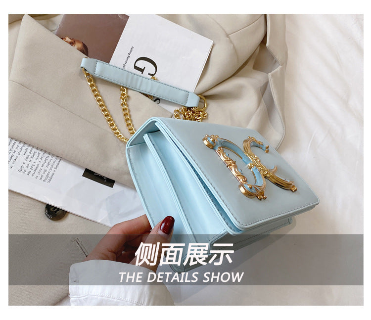 Fashion Trend Women's Crossbody Bag Armpit Classic PU Leather Women's Shoulder Bag Square Flip Small Square Bag