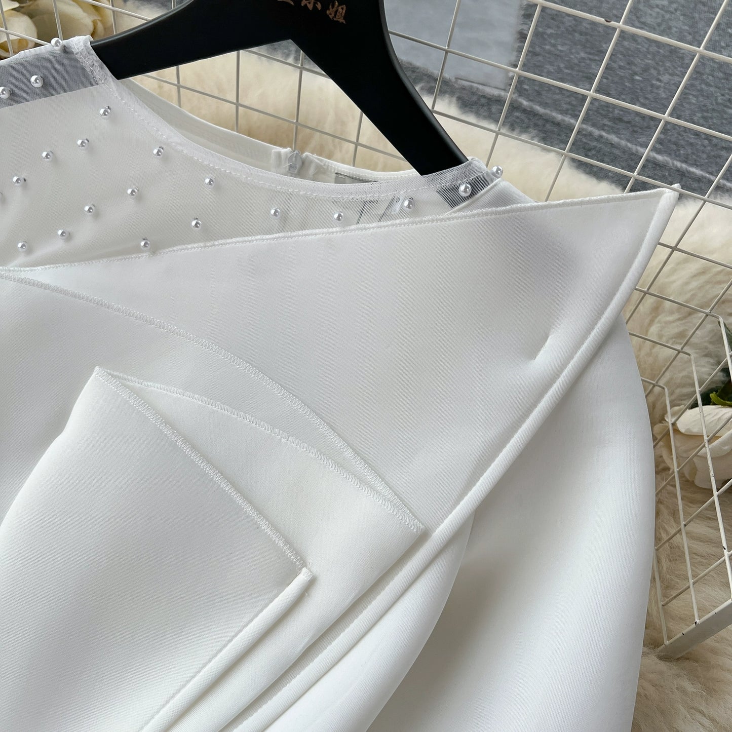 Design Retro Mesh Chic Fancy Dress