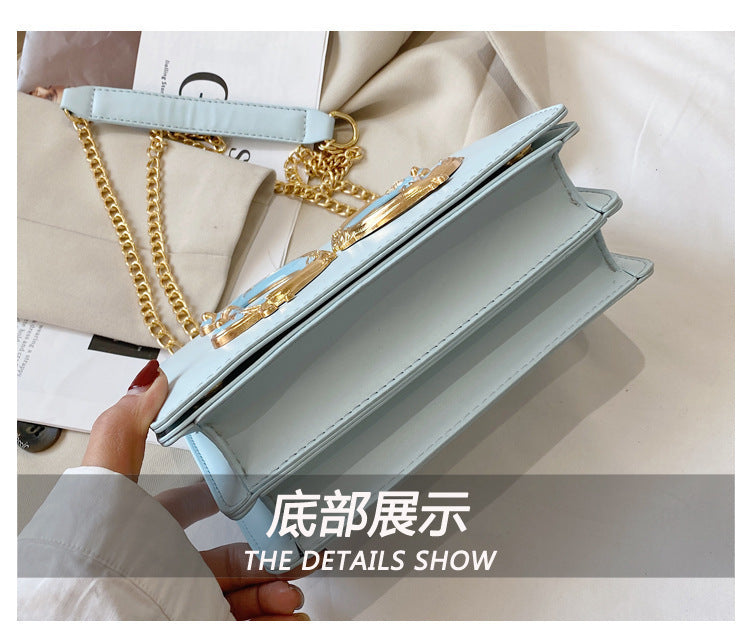 Fashion Trend Women's Crossbody Bag Armpit Classic PU Leather Women's Shoulder Bag Square Flip Small Square Bag
