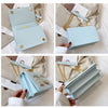 Fashion Trend Women's Crossbody Bag Armpit Classic PU Leather Women's Shoulder Bag Square Flip Small Square Bag