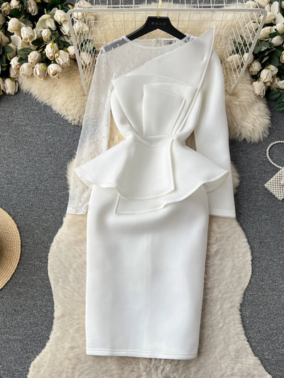 Design Retro Mesh Chic Fancy Dress