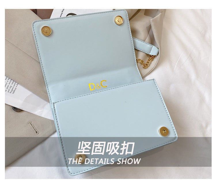 Fashion Trend Women's Crossbody Bag Armpit Classic PU Leather Women's Shoulder Bag Square Flip Small Square Bag