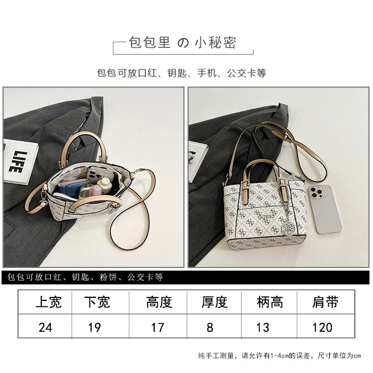 Premium Italian-Style Leather Handbag For Women Luxury Crossbody Shoulder Tote Designer Ladies Work Travel Bag