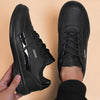 NKLSA New Men's Shoes Spring Autumn Waterproof Walking Sneakers Casual Men Leather Sneakers Non-Slip Shoes Mens Tennis Shoes