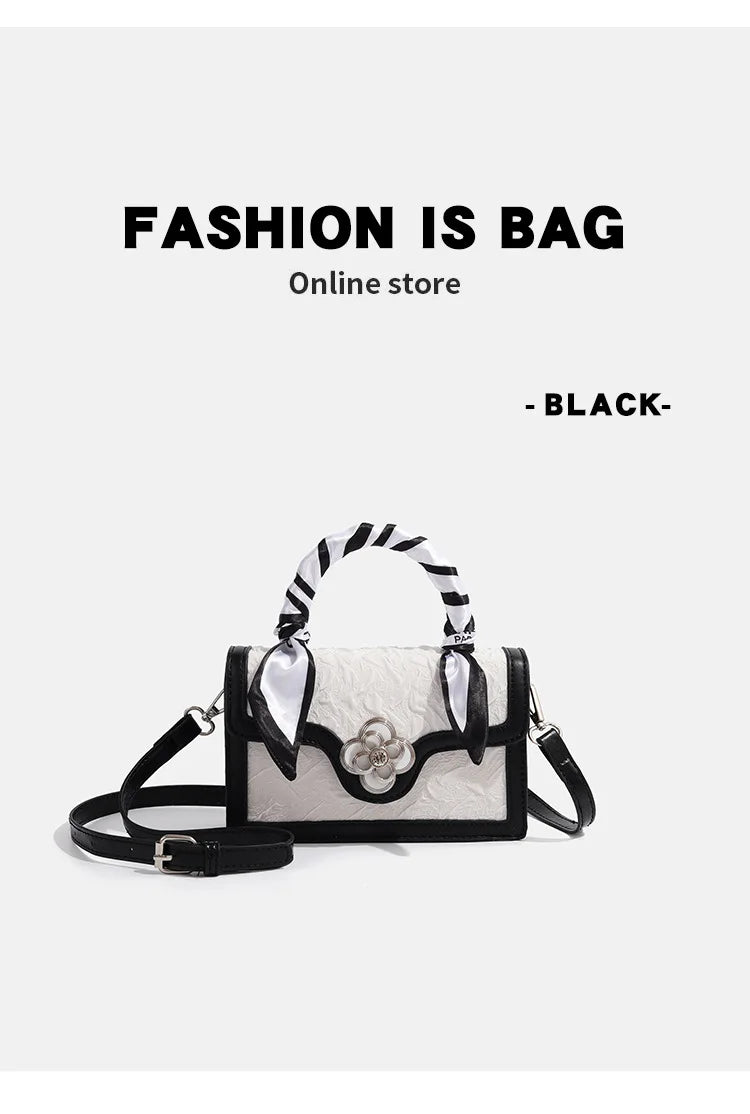 Retro Square Mini Bag Unique Design Multi-Match Crossbody Bag For Women Casual Tote Handbag For Commuting