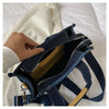 New Fashion Women's Tote Bag Trend Brand Denim Embroidery Crossbody Bag Classic Elegant Shoulder Bag Designer Luxury Handbag