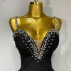 Women Sexy Sling V-neck Black Mini Bodycon Bandage Dress Luxury 2025 Celebrity Evening Club Celebrity Elegant Party Gowns