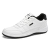 NKLSA New Men's Shoes Spring Autumn Waterproof Walking Sneakers Casual Men Leather Sneakers Non-Slip Shoes Mens Tennis Shoes