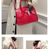 New Birkin Bag Handbag Lychee Grain Large Capacity Advanced Sense Kelly Bag Single Shoulder Crossbody Bag for Women