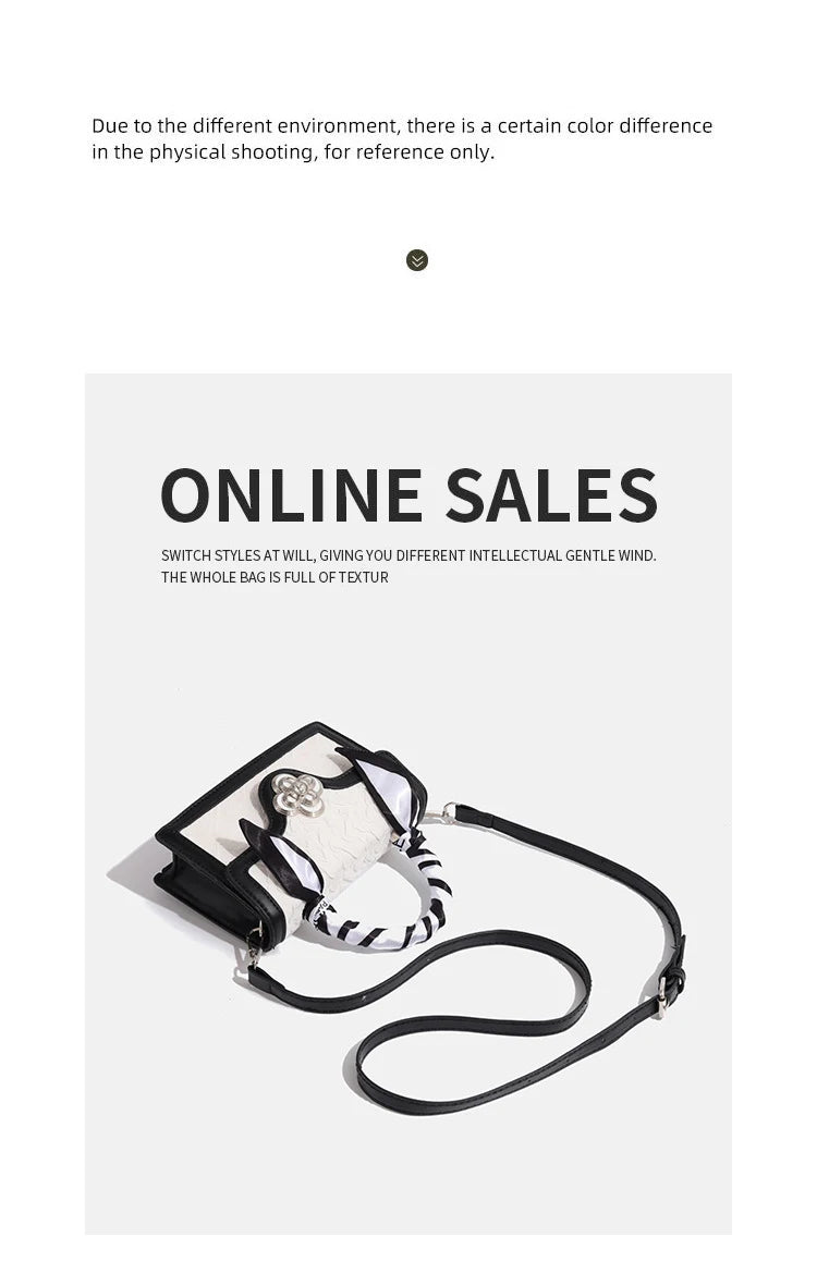 Retro Square Mini Bag Unique Design Multi-Match Crossbody Bag For Women Casual Tote Handbag For Commuting