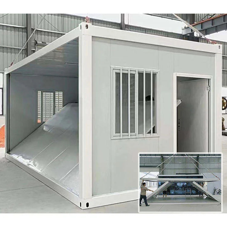 40ft Two Layers Triangle Roof Outdoor Terrace Modern Module Premade Hotel Style Apartment House 20ft Tiny House For Sale