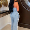 Sibybo Tassel Hollow Out  Overalls For Women Studded Diamond Strapless Backless Jeans Street Fashion Trend Jumpsuite Femme