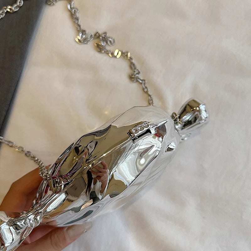 Acrylic Evening Clutch Bag For Women Luxury Shoulder Bag Handbag And Crossbody Bags Party Prom Wedding Shiny Candy Design Purse