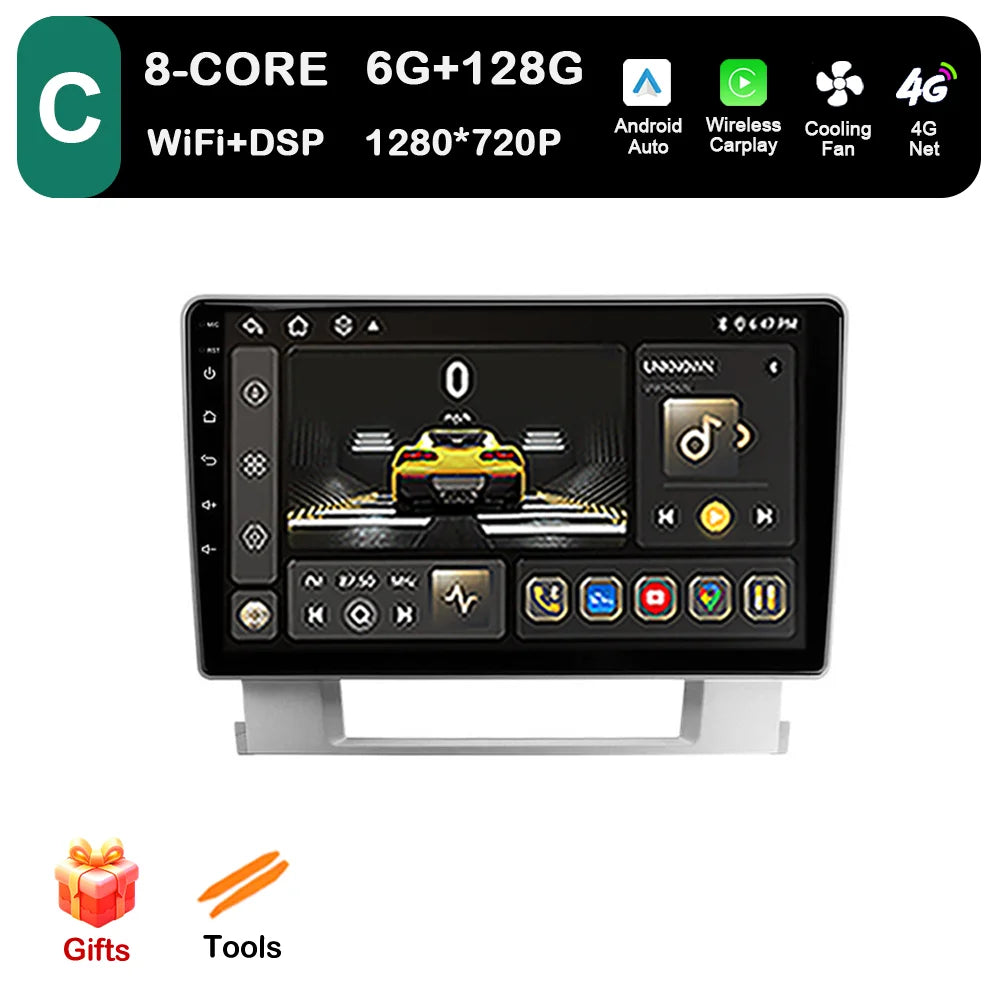 for Buick Excelle 2 2009 - 2015 Opel Astra J 2009 - 2017 Car Mulltmedia Player Android OS WiFi DSP BT QLED IPS Stereo Head Unit