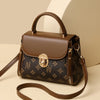 Bags for Women, Printed Fashionable Hand-Held Locks, Commuting Small Square Bag, Fashionable and Versatile Shoulder Crossbody Ba