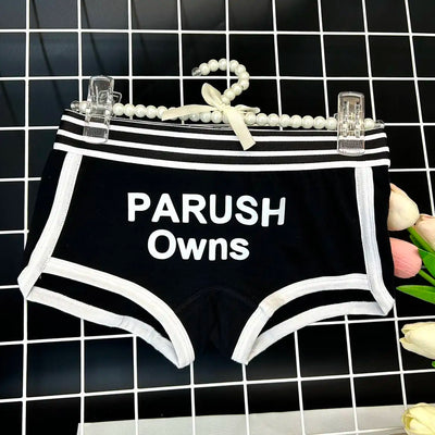 NEW Custom Underwear Girls Cotton Boyshorts Female Underwear Girls Gift Ladies Personalized Boxer Panties Breathable Women's