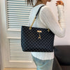 New Presbyopia Handbag Texture Soft Leather Large Capacity Tote Women Bag With Hanging Accessories Shoulder Bag
