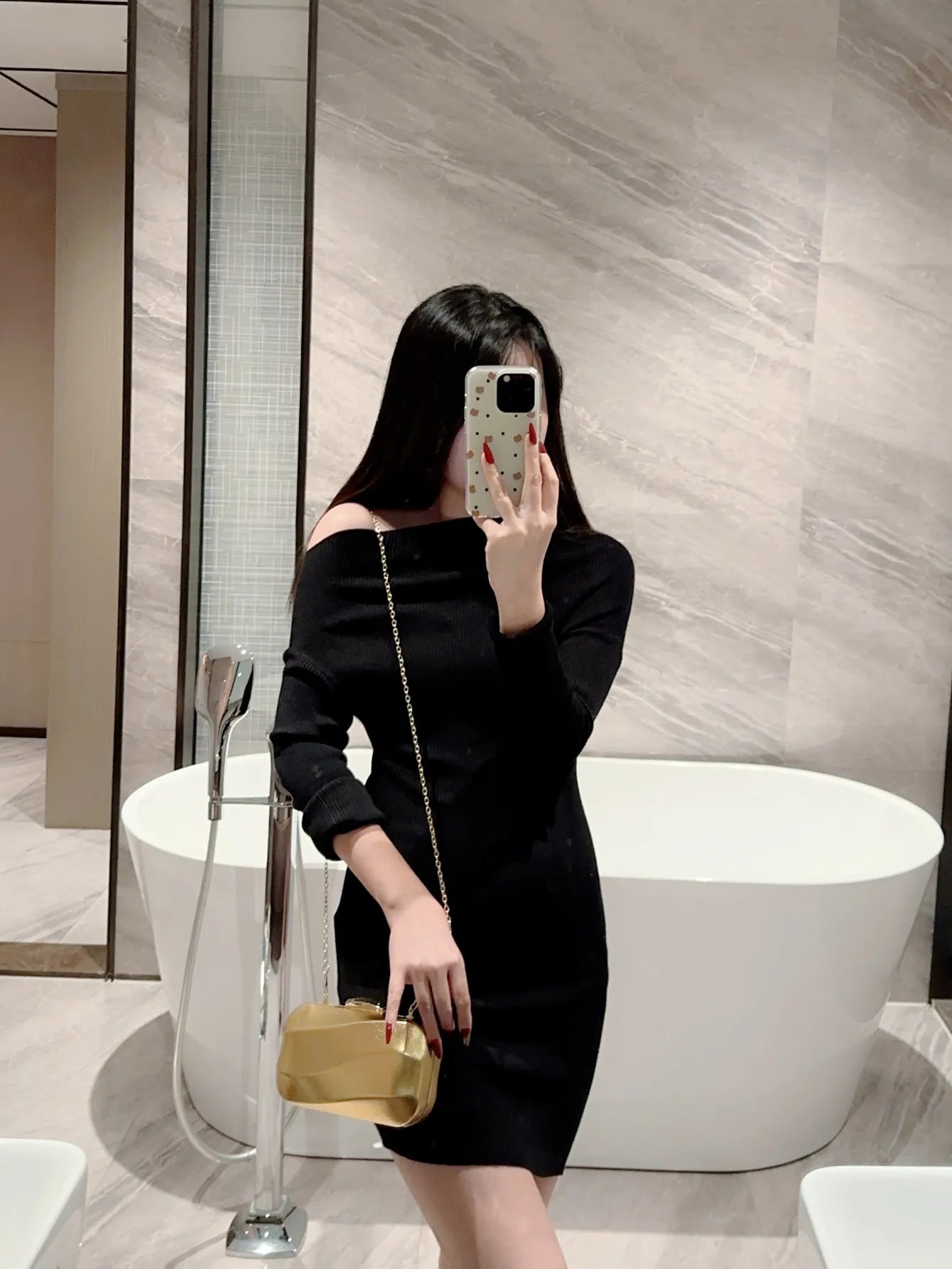 High-End Textured Square Box-Shaped Evening Bag Clutch Bag Chain Bag Banquet Bag Cheongsam Bag Evening Dress Bag Wedding Bag