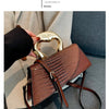 Solid Alligator PU Shoulder and Crossbody Bags Personality Designer Style High Quality Hand Bags for Women 2024 Fashion Hot Sale