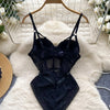 SINGREINY Women Corset Slim Sexy Bodysuits Sleeveless Gauze Short Playsuits Fashion Open crotch Underwear Camis Solid Rompers