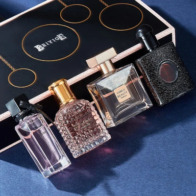 Original Women Perfume Gift Box Perfumes Set 4PCS*25ML Long Lasting Fresh Fragrance Eau De Toilette Gift For Women Men Pheromone