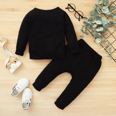 Newborn 0-2Y Baby Boy Suit 2PCSClothes Print Long Sleeve T-shirt Top + Long Pant Set Sport Casual Spring Outfit Clothing - MAGUSTA BEAUTY
