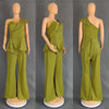 High Waist Strapless Jumpsuit Rivet Collar Lady Evening and Party Tube Top Jumpsuit for Women Elegant Sexy Birthday Jumpsuit