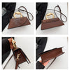 Solid Alligator PU Shoulder and Crossbody Bags Personality Designer Style High Quality Hand Bags for Women 2024 Fashion Hot Sale