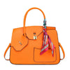 New Birkin Bag Handbag Lychee Grain Large Capacity Advanced Sense Kelly Bag Single Shoulder Crossbody Bag for Women