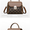 Bags for Women, Printed Fashionable Hand-Held Locks, Commuting Small Square Bag, Fashionable and Versatile Shoulder Crossbody Ba