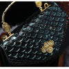 Leather Women's Bag 2025 New Fashion Snake-print Cowhide Small Handbags Shoulder Crossbody Bags Lady Party Messenger Shell Bags