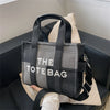 New Fashion Women's Tote Bag Trend Brand Denim Embroidery Crossbody Bag Classic Elegant Shoulder Bag Designer Luxury Handbag